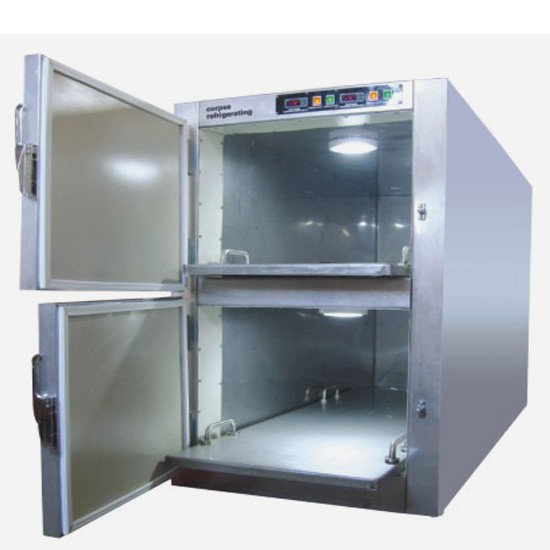 Full Stainless Steel Luxurious Mortuary Corpse Refrigerator