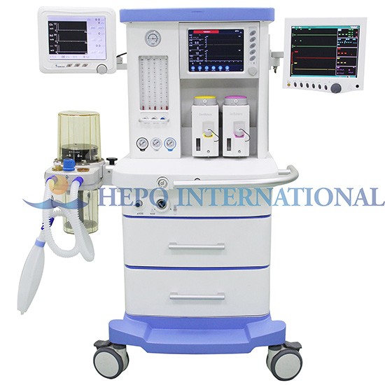 Advanced Clinic Anesthesia Apparatus With CO2 Gas Monitor System