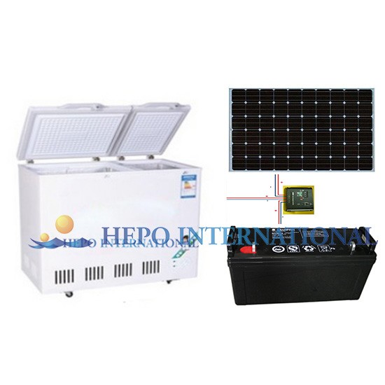 DC Compressor Solar Power Energy Refrigerator and Freezer